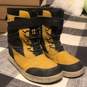Merrell Kids Yellow and Black Rain & Snow Boots